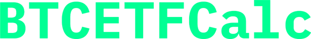 BTC ETF Calc